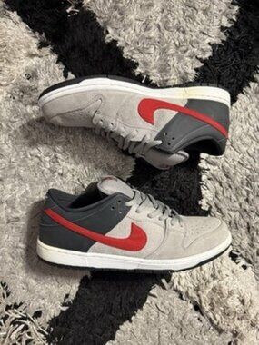 Nike Dunk Low Pro SB University Red Grey Sz 13